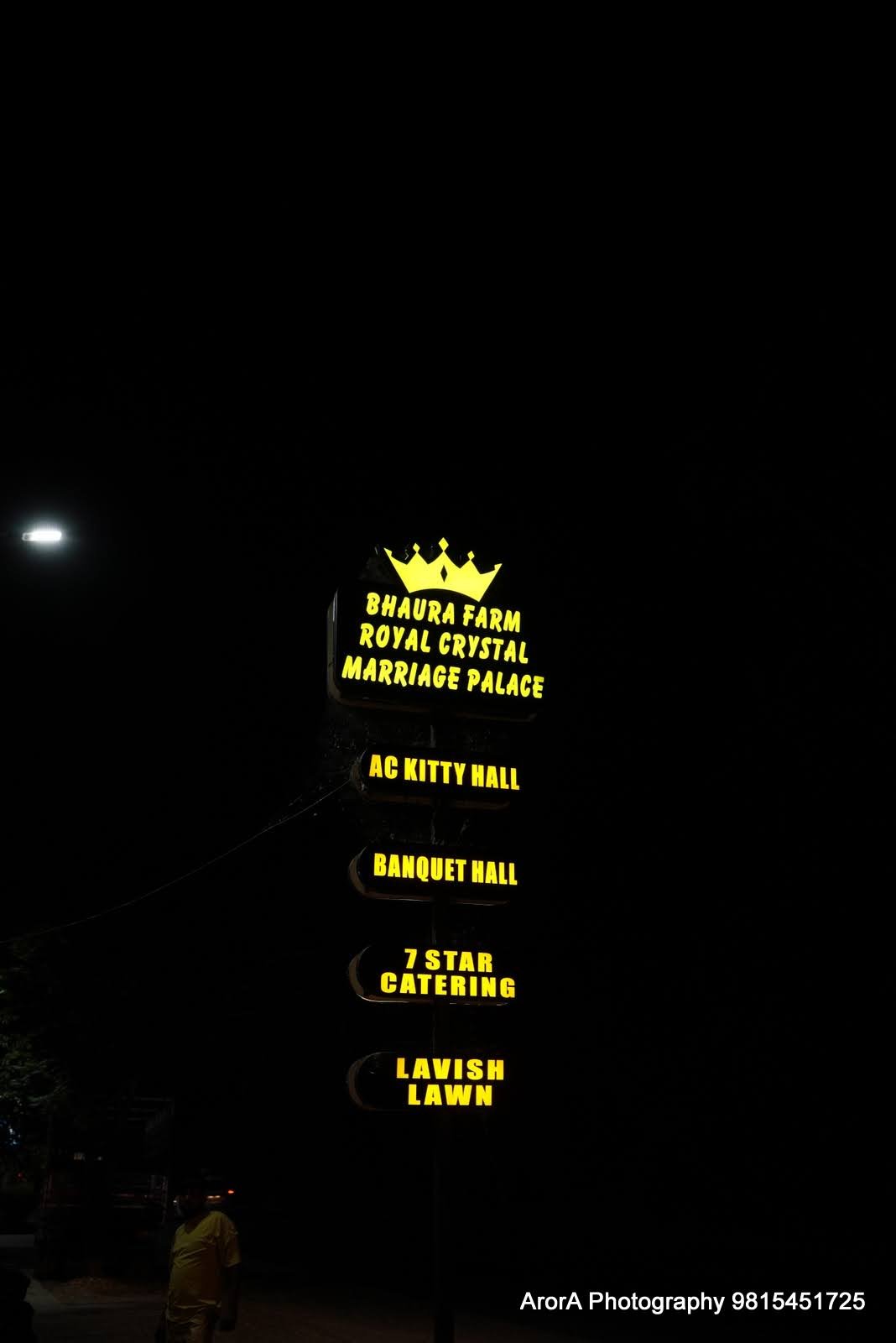 Bhaura Farm Royal Crystal at night